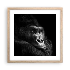 Plakat w ramie jasny dąb - I co się patrzysz? - 40x40 cm