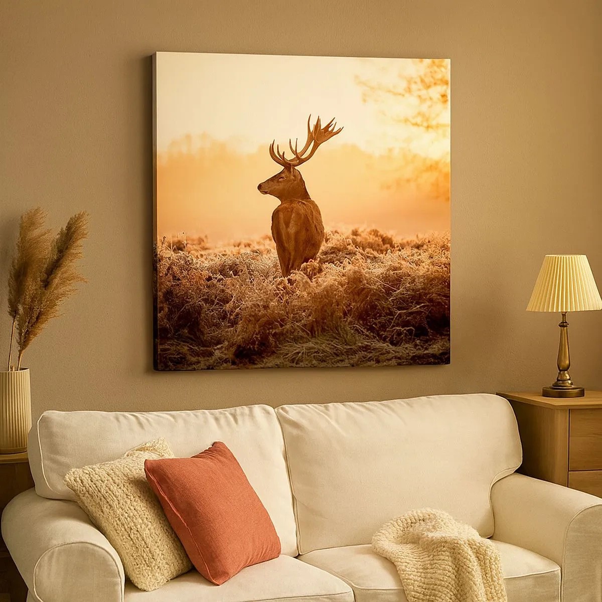 Obraz na płótnie - Pan na włościach - 30x30 cm