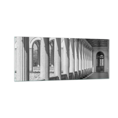 Obraz na szkle - Słoneczna arkada - 100x40 cm