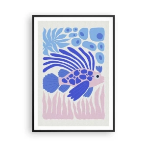 Plakat w czarnej ramie - W swoim żywiole - 70x100 cm