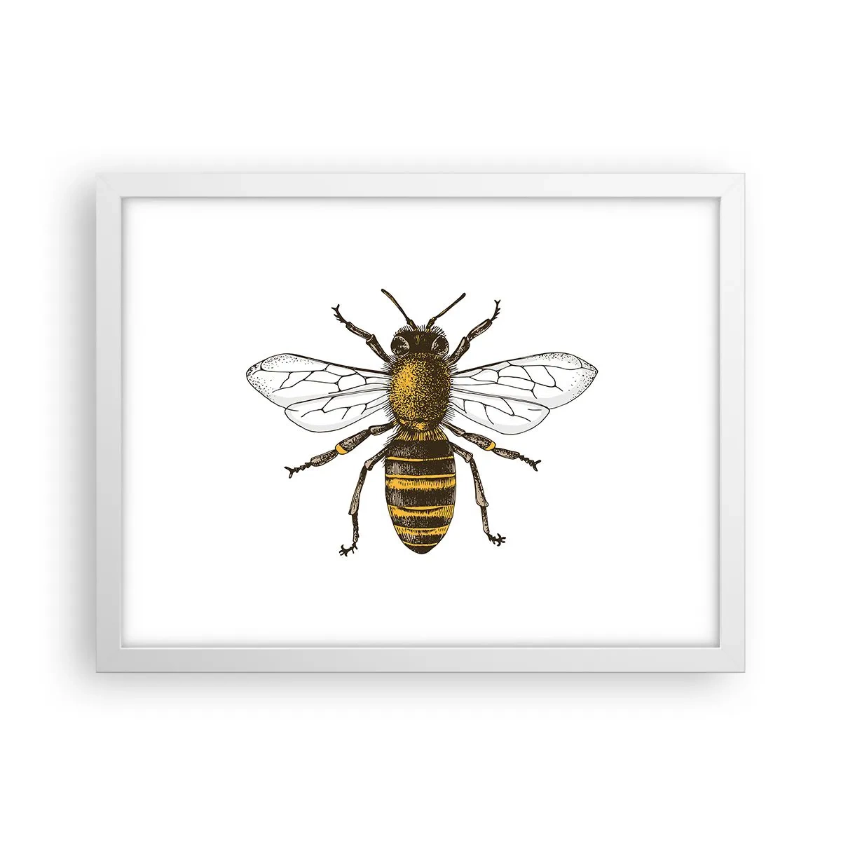 Plakat w białej ramie - Piękna i dobra - 40x30 cm