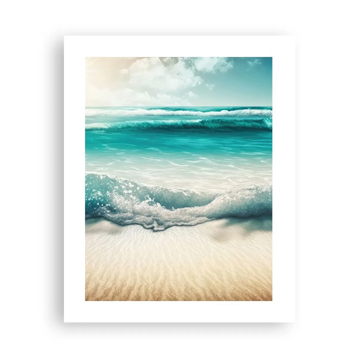 Plakat - Spokój oceanu - 40x50 cm