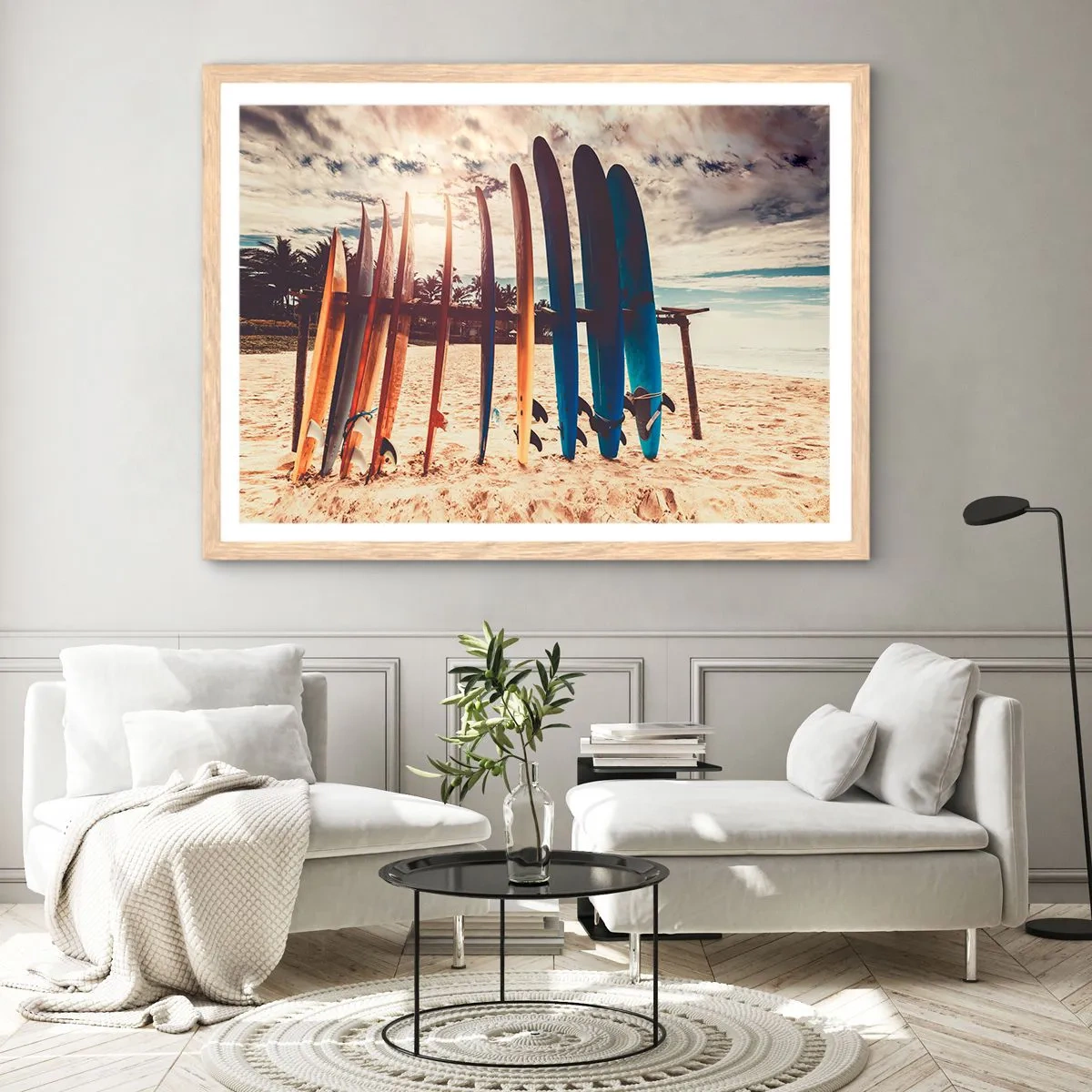 Plakat w ramie jasny dąb - Dobranoc, do jutra - 40x30 cm