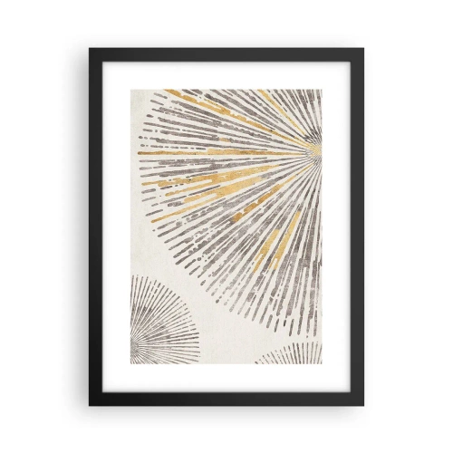 Plakat w czarnej ramie - Uroda promienia - 30x40 cm