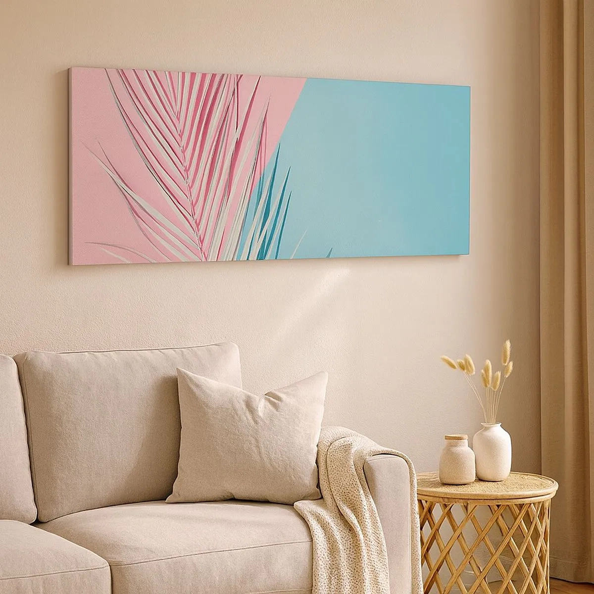 Obraz na płótnie - Tropikalna impresja - 100x40 cm