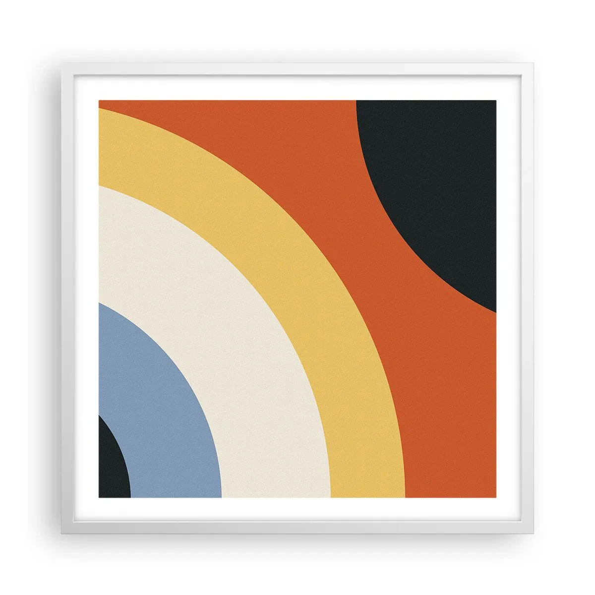 Plakat w białej ramie - Ku sobie - 60x60 cm