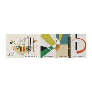 Fototapeta Próbka Premium Canvas - I świat się śmieje - Abstrakcja, Sztuka, Kształty - 100x30 cm