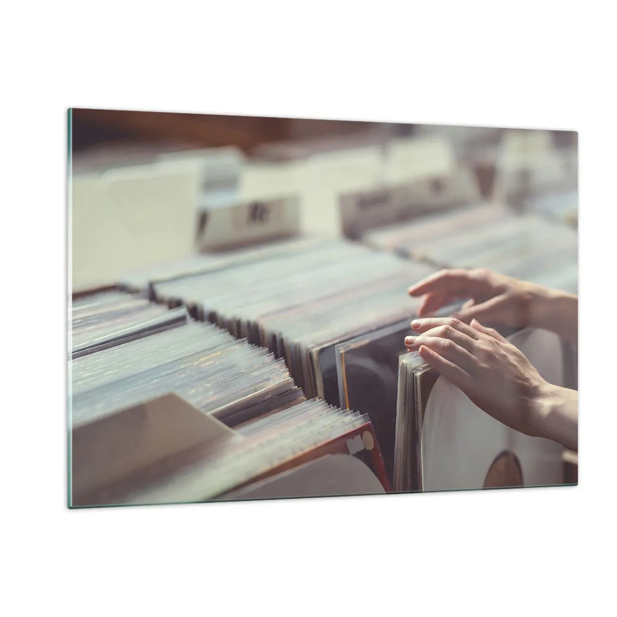 Obraz na szkle - W poszukiwaniu wzruszeń - 120x80cm - W poszukiwaniu wzruszeń - Nowoczesna dekoracja ścienna do salonu, kuchni i sypialni ARTTOR