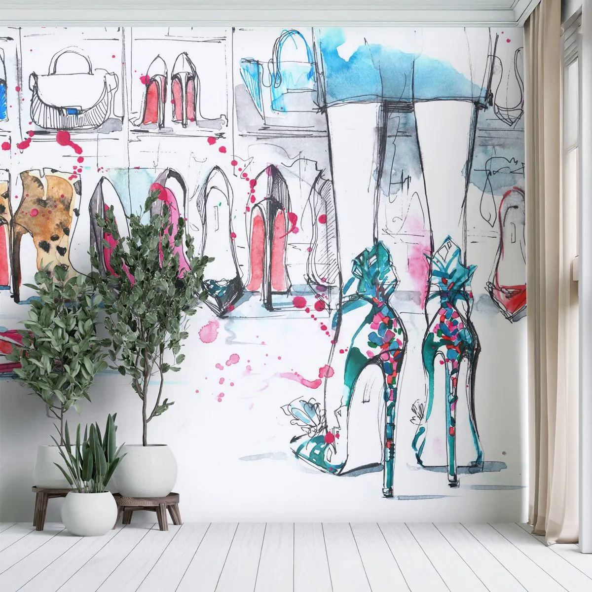 Fototapeta Samoprzylepna Deluxe Sticker - Sezamie, otwórz się - Kobieca Garderoba, Moda, Torebka - 500x350 cm