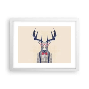 Plakat w białej ramie - Zabawna ekstrawagancja - 40x30 cm