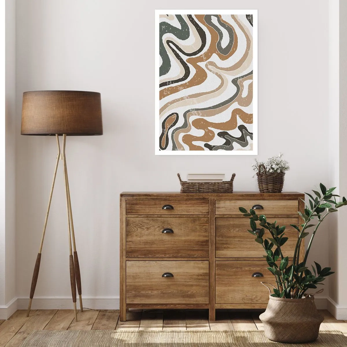 Plakat - Meandry barw ziemi - 70x100 cm