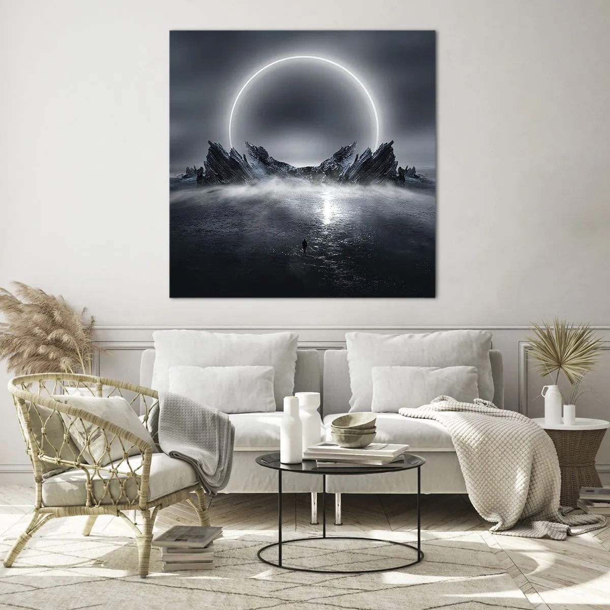 Obraz na szkle - Finał opowieści - 70x70 cm