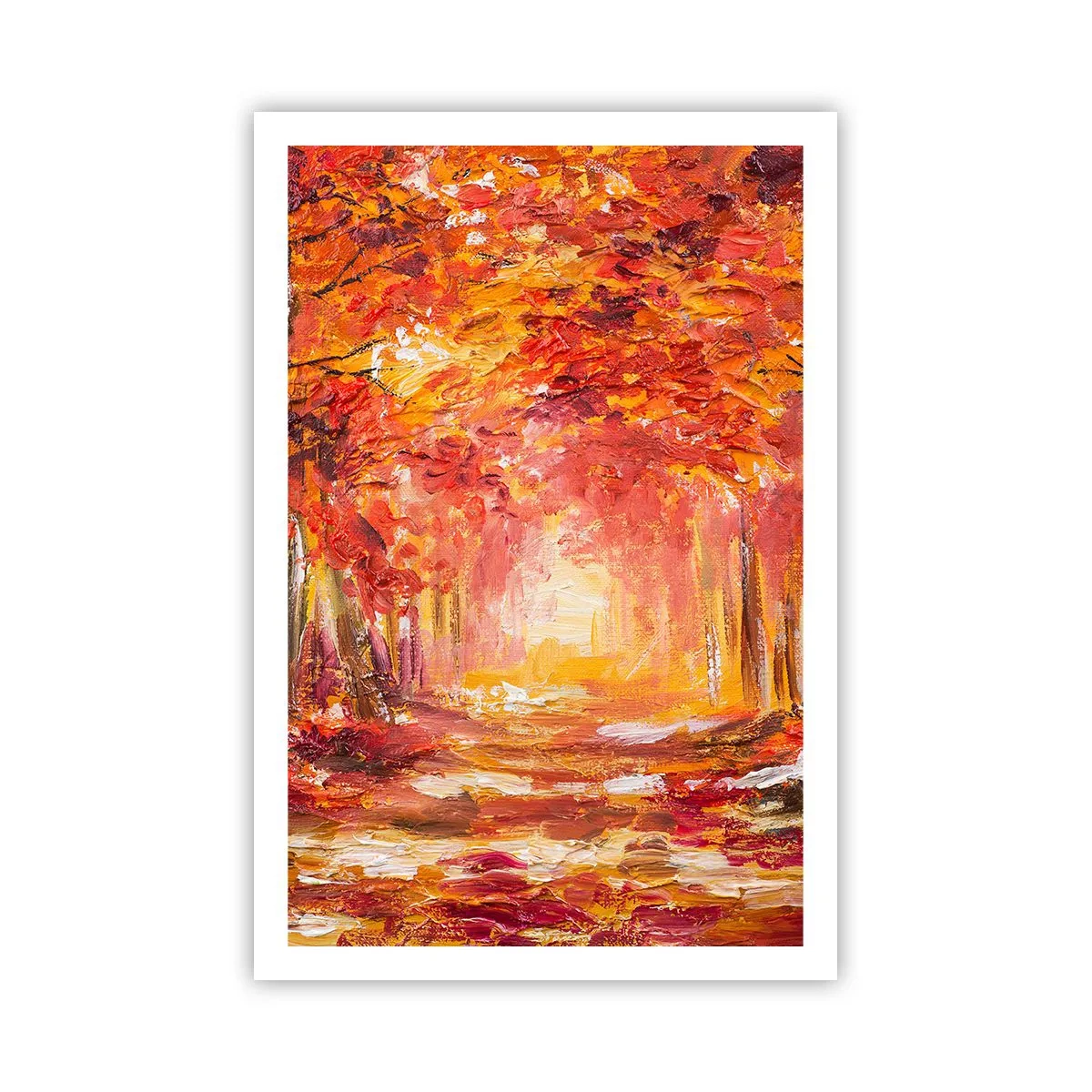 Plakat - Miedziany las - 61x91 cm
