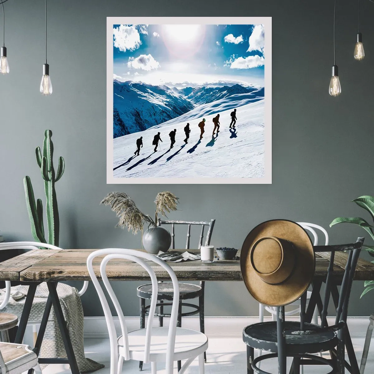 Plakat - Drużyna zdobywców - 60x60 cm