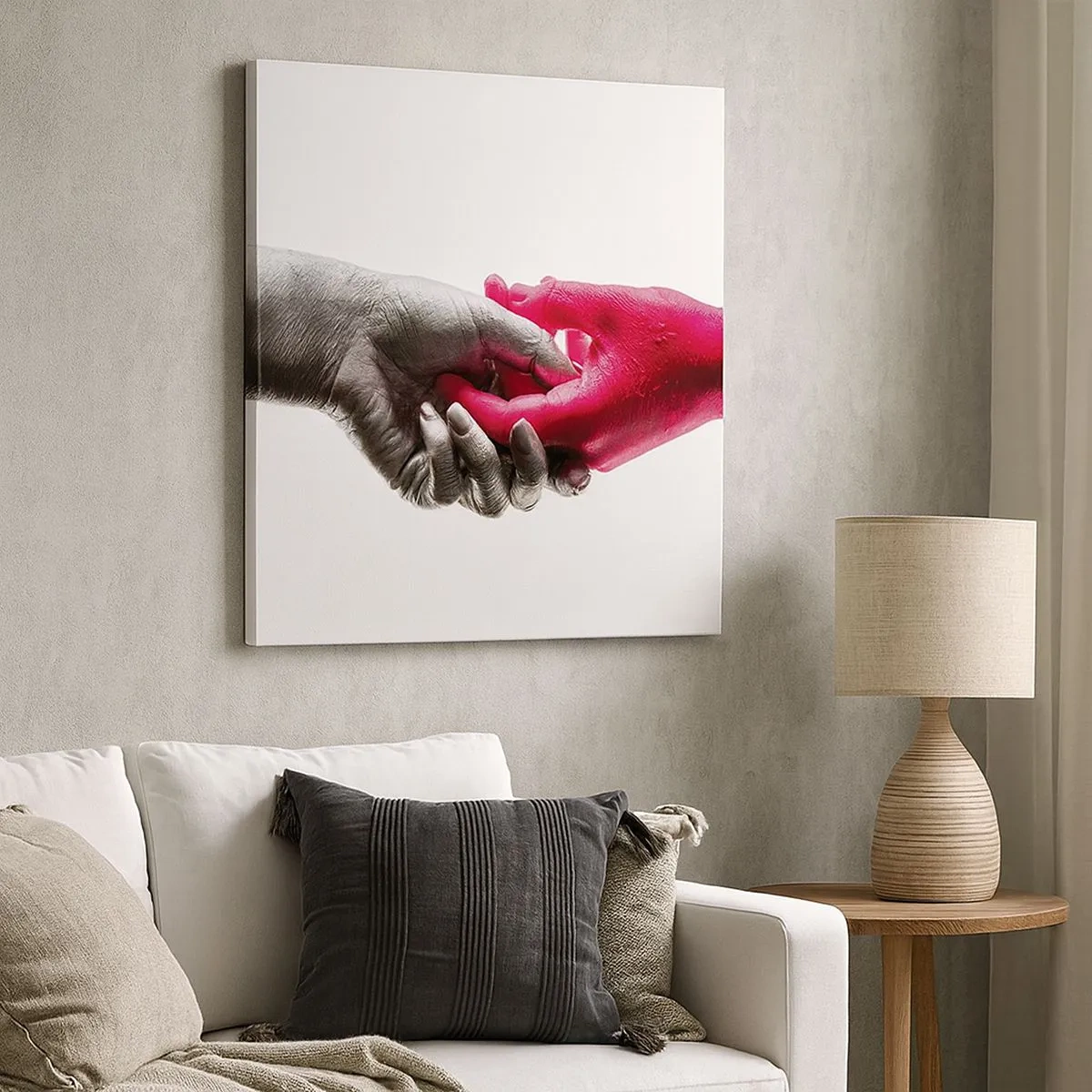 Obraz na płótnie - Razem, choć inni - 30x30 cm