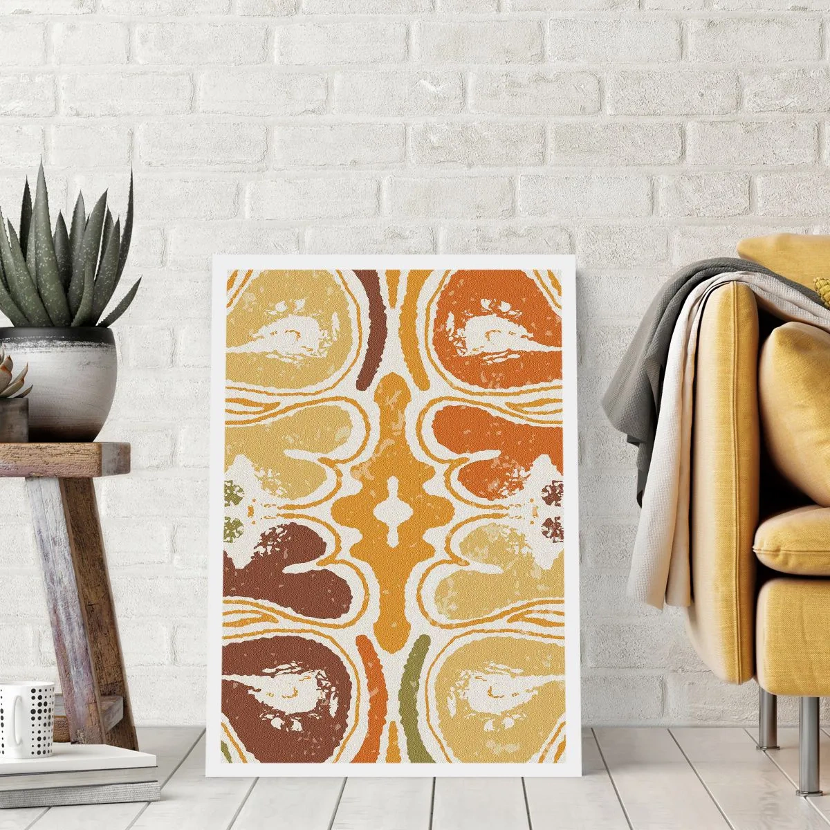 Plakat - Abstrakcja sentymentalna - 40x50 cm