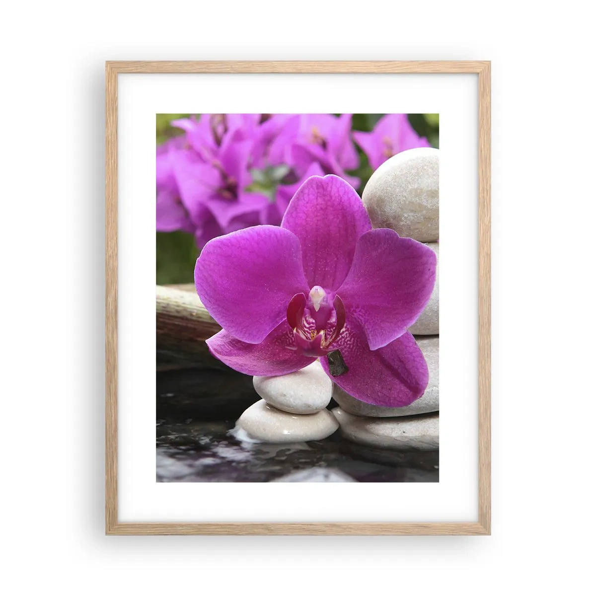 Plakat w ramie jasny dąb - Już odpoczywasz - 40x50 cm