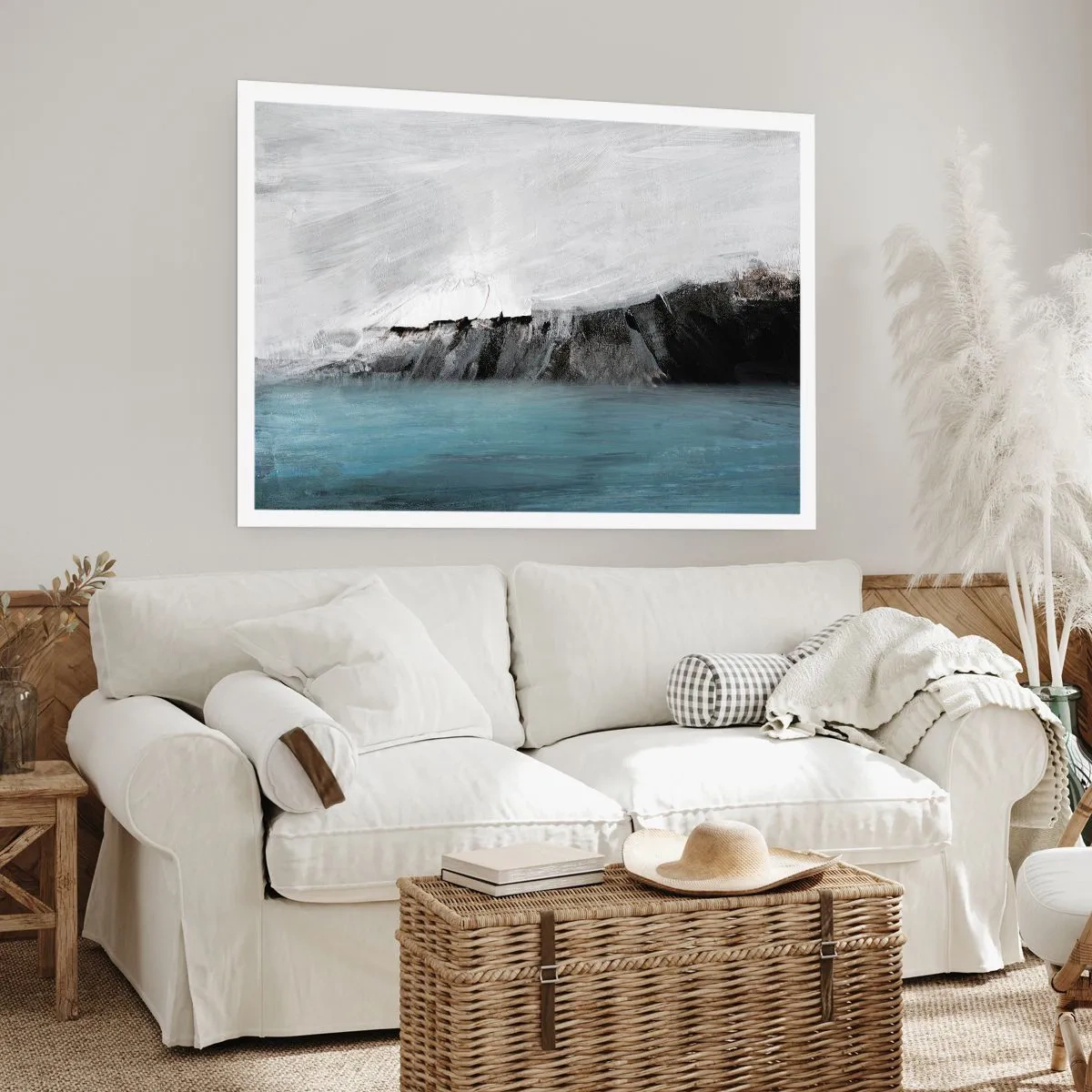 Plakat - Woda – ziemia: starcie żywiołów - 91x61 cm