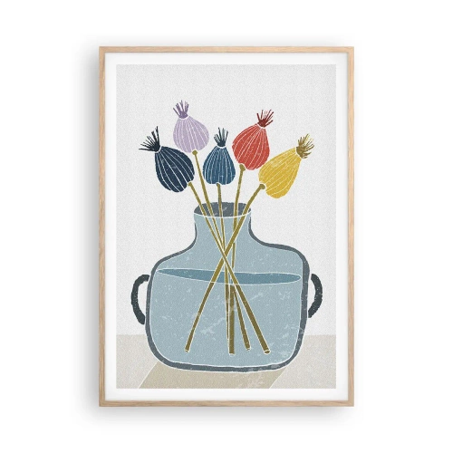 Plakat w ramie jasny dąb - Jak makiem zasiał - 70x100 cm