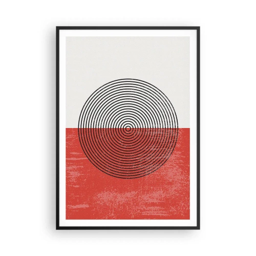 Plakat w czarnej ramie - W samo sedno - 70x100 cm