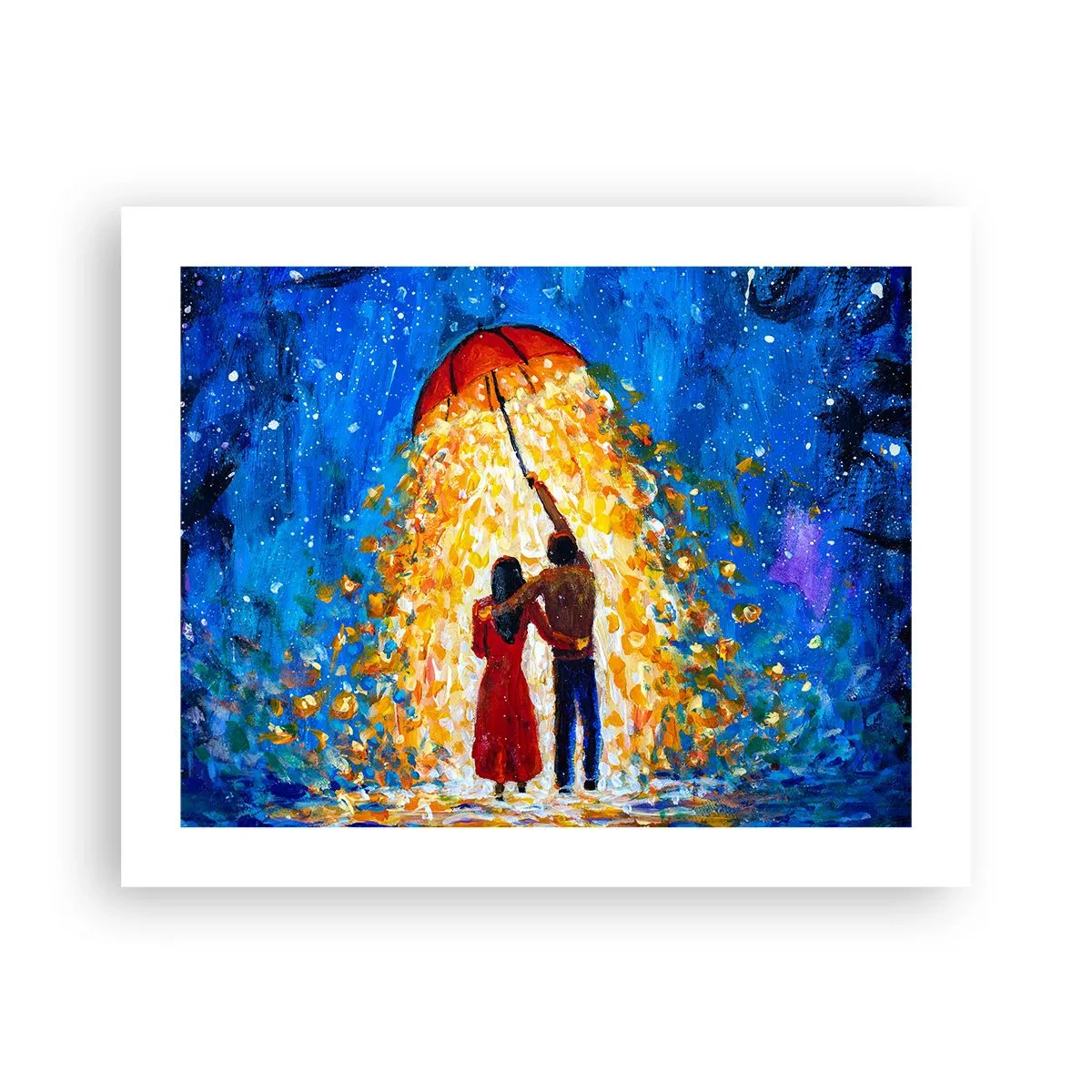 Plakat - Magia deszczowego wieczoru? - 50x40 cm