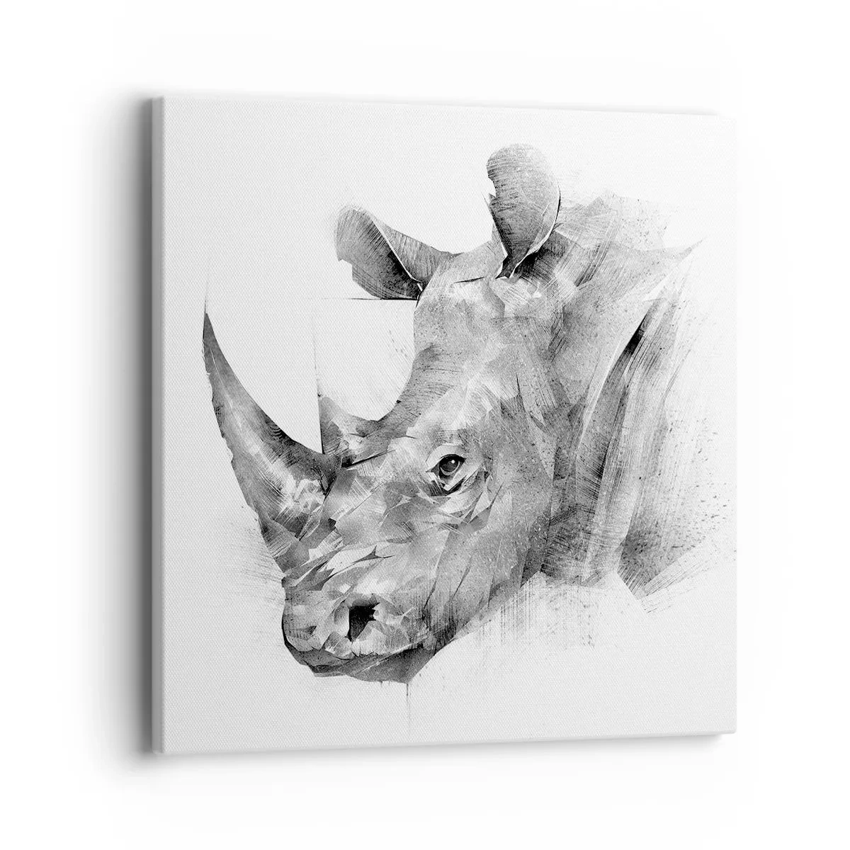 Obraz na płótnie - Afrykański portret - 40x40 cm