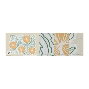 Fototapeta Próbka Premium Sand - Etnicznie z nutą abstrakcji - Boho, Cytryna, Minimalizm - 100x30 cm