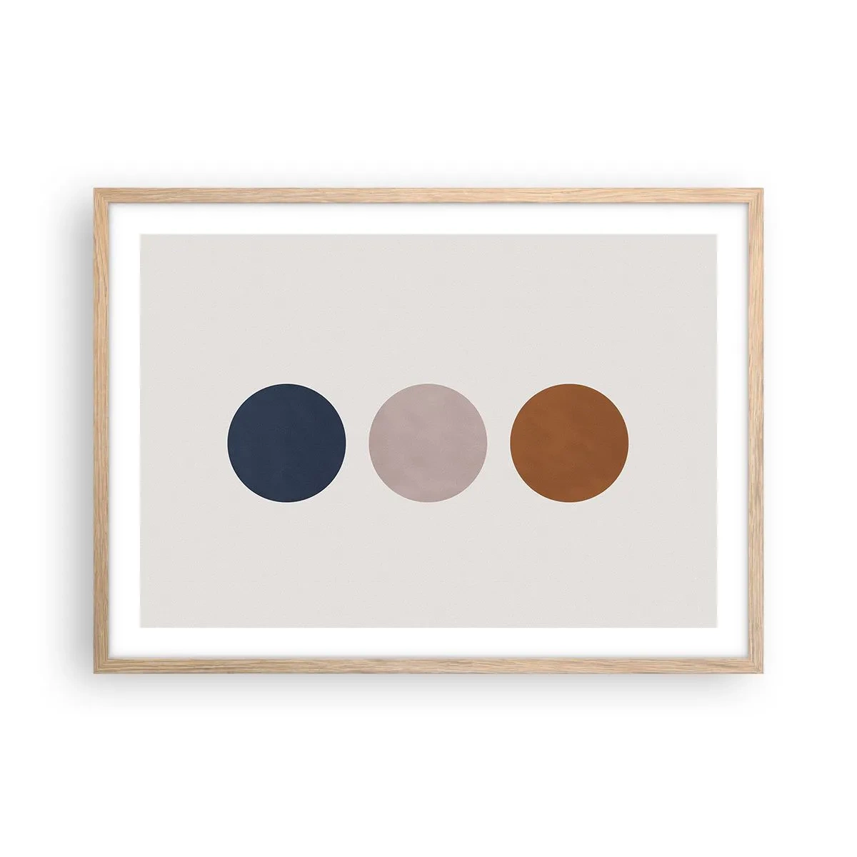 Plakat w ramie jasny dąb - Symbol doskonałości - 70x50 cm