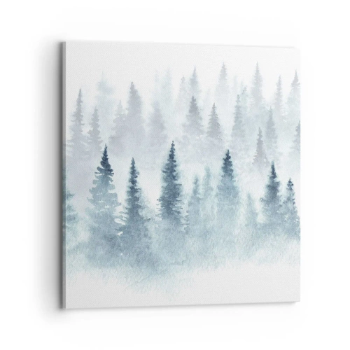Obraz na płótnie - Otulone mgłą - 70x70 cm