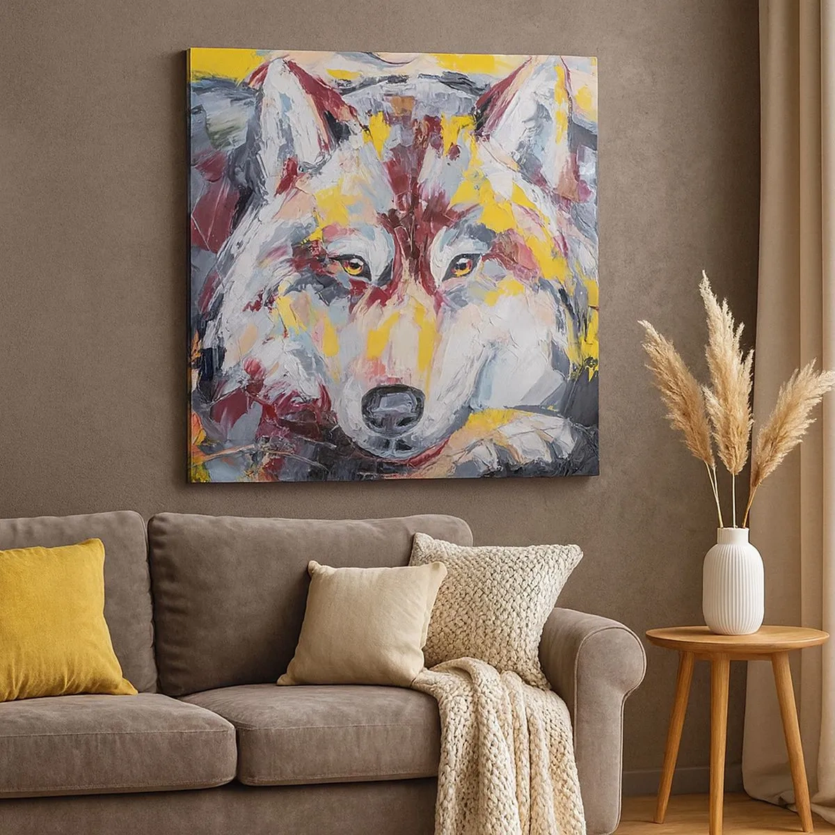 Obraz na płótnie - Spokój wśród bliskich - 30x30 cm