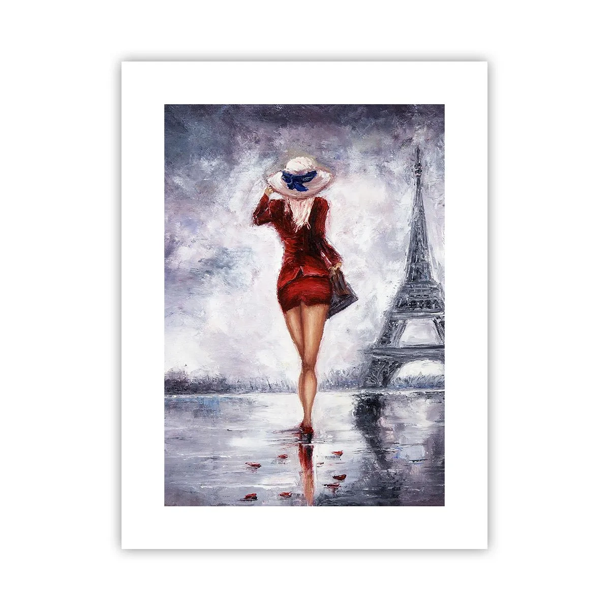 Plakat - Paryskie symbole - 30x40 cm