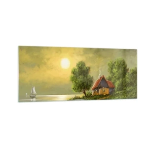 Obraz na szkle - Pięknie, jak z obrazka - 100x40 cm
