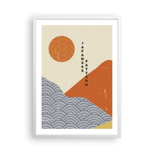 Plakat w białej ramie - W japońskim duchu - 50x70 cm