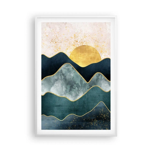 Plakat w białej ramie - Za siedmioma górami - 61x91 cm