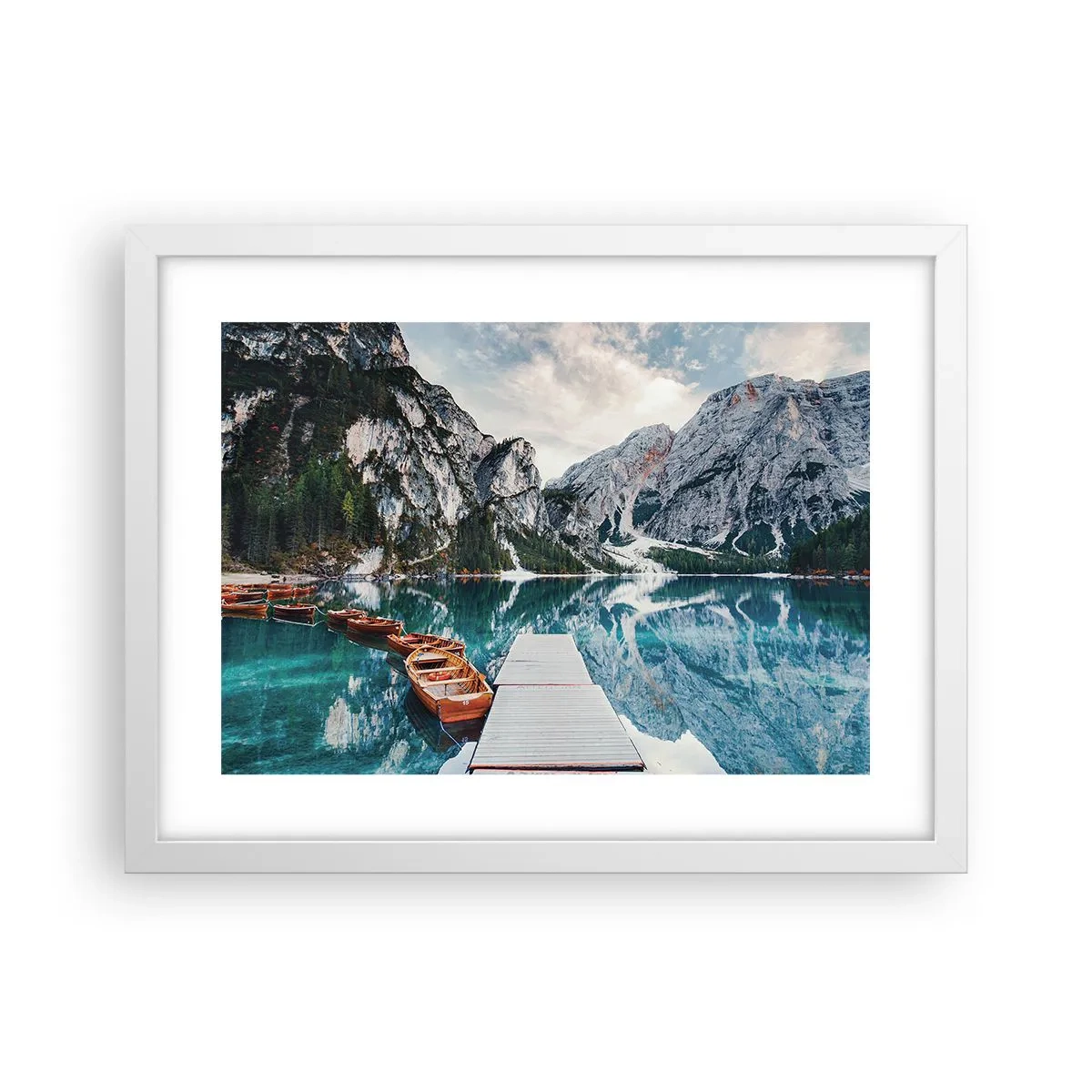 Plakat w białej ramie - Pokażemy ci piękno - 40x30 cm