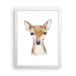 Plakat w białej ramie - Natura niewinności - 30x40 cm