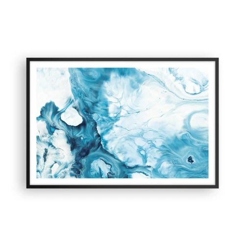 Plakat w czarnej ramie - Koncert błękitu - 91x61 cm