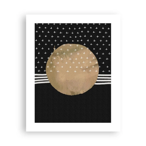Plakat - Kompozycja: flaga galaktyki - 40x50 cm