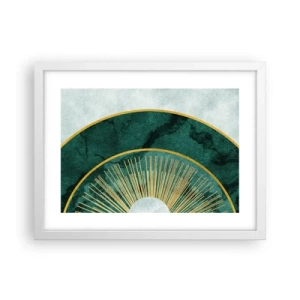 Plakat w białej ramie - Inny układ słoneczny - 40x30 cm