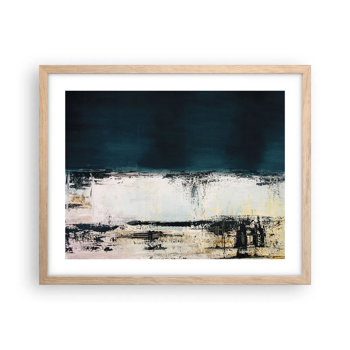 Plakat w ramie jasny dąb - Kompozycja horyzontalna - 50x40 cm