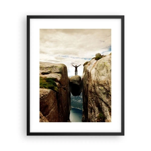 Plakat w czarnej ramie - Jak się czuję?! - 40x50 cm