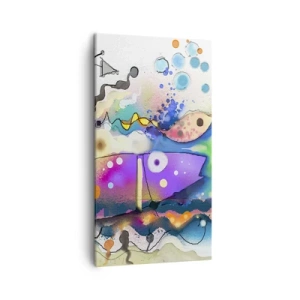 Obraz na płótnie - Brak słów! - 45x80 cm