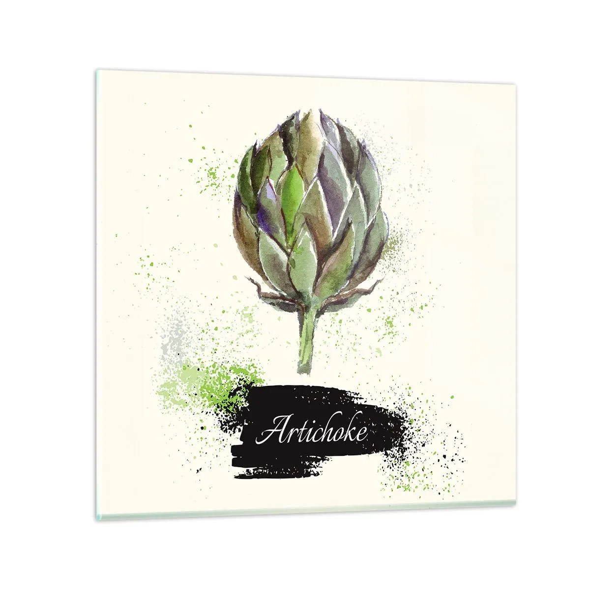 Obraz na szkle - Eviva warzywa! - 60x60 cm