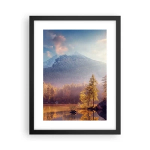 Plakat w czarnej ramie - W górach i dolinach - 30x40 cm
