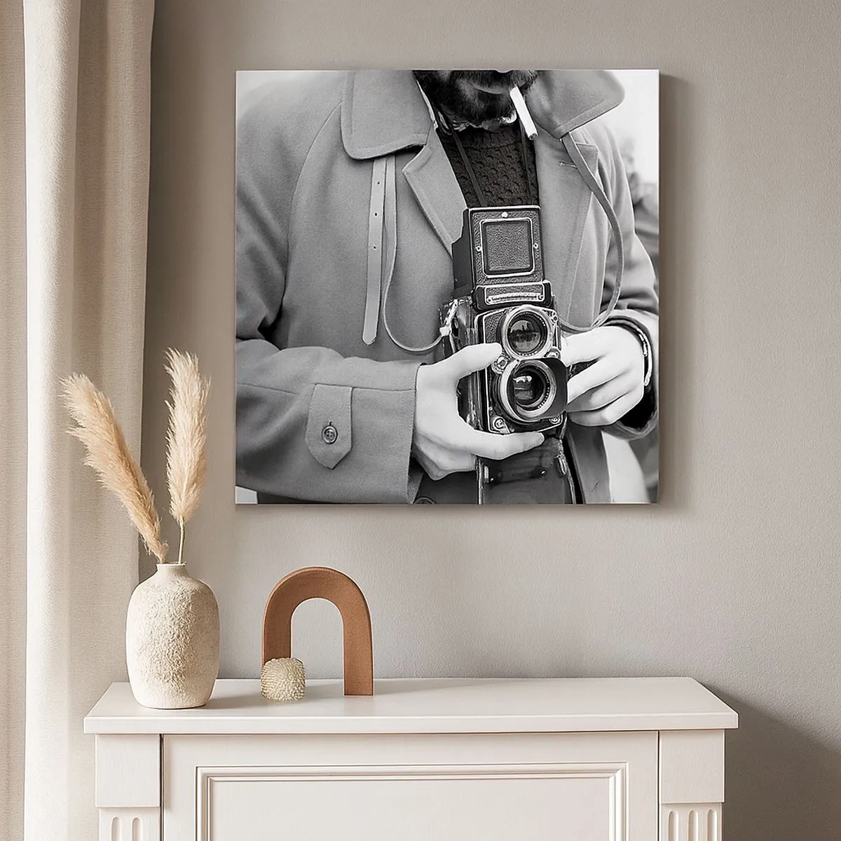 Obraz na płótnie - W stylu retro - 30x30 cm