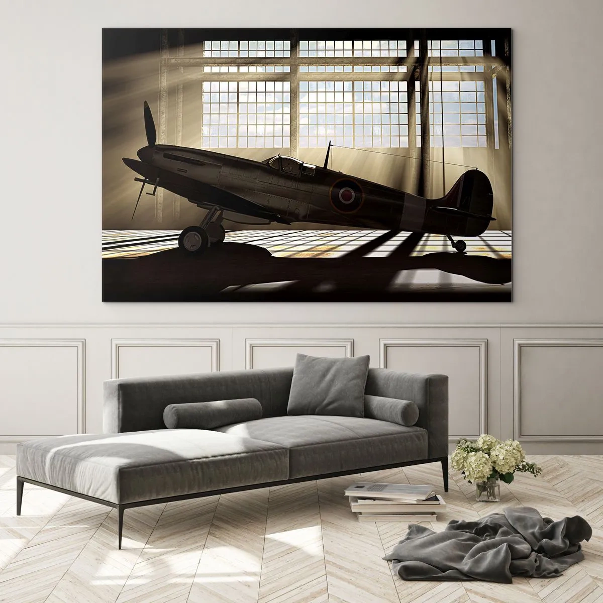 Obraz na szkle - Odpoczynek wojownika - 120x80cm - Odpoczynek wojownika - Nowoczesna dekoracja ścienna do salonu, kuchni i sypialni ARTTOR