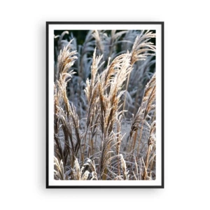 Plakat w czarnej ramie - Szronem ustrojone - 70x100 cm