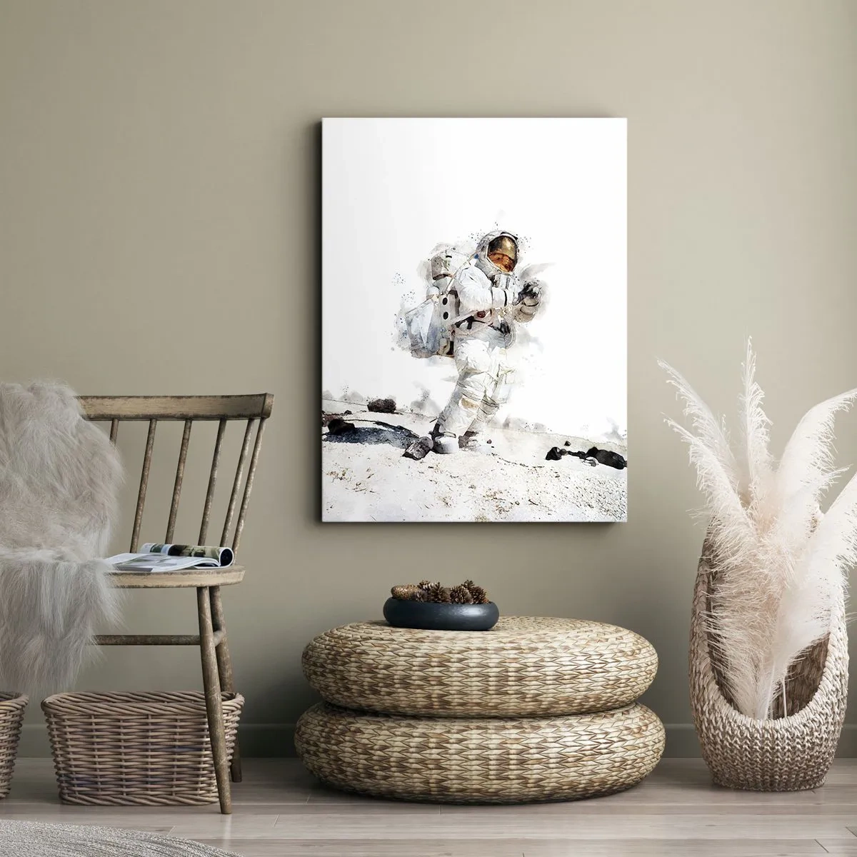 Obraz na płótnie - Wysłannik Ziemi - 45x80 cm