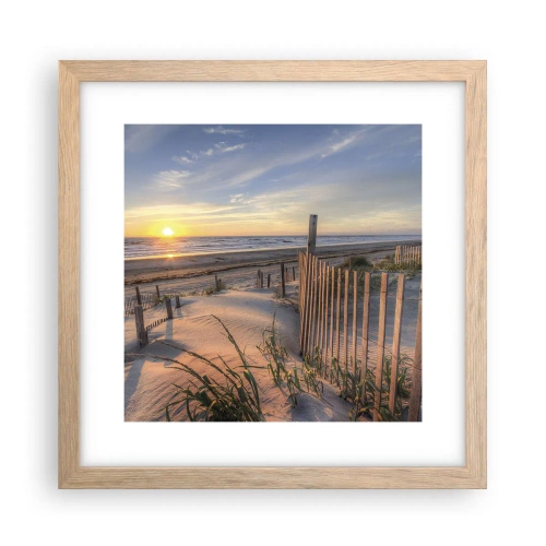 Plakat w ramie jasny dąb - Blask i cień wiatru - 30x30 cm