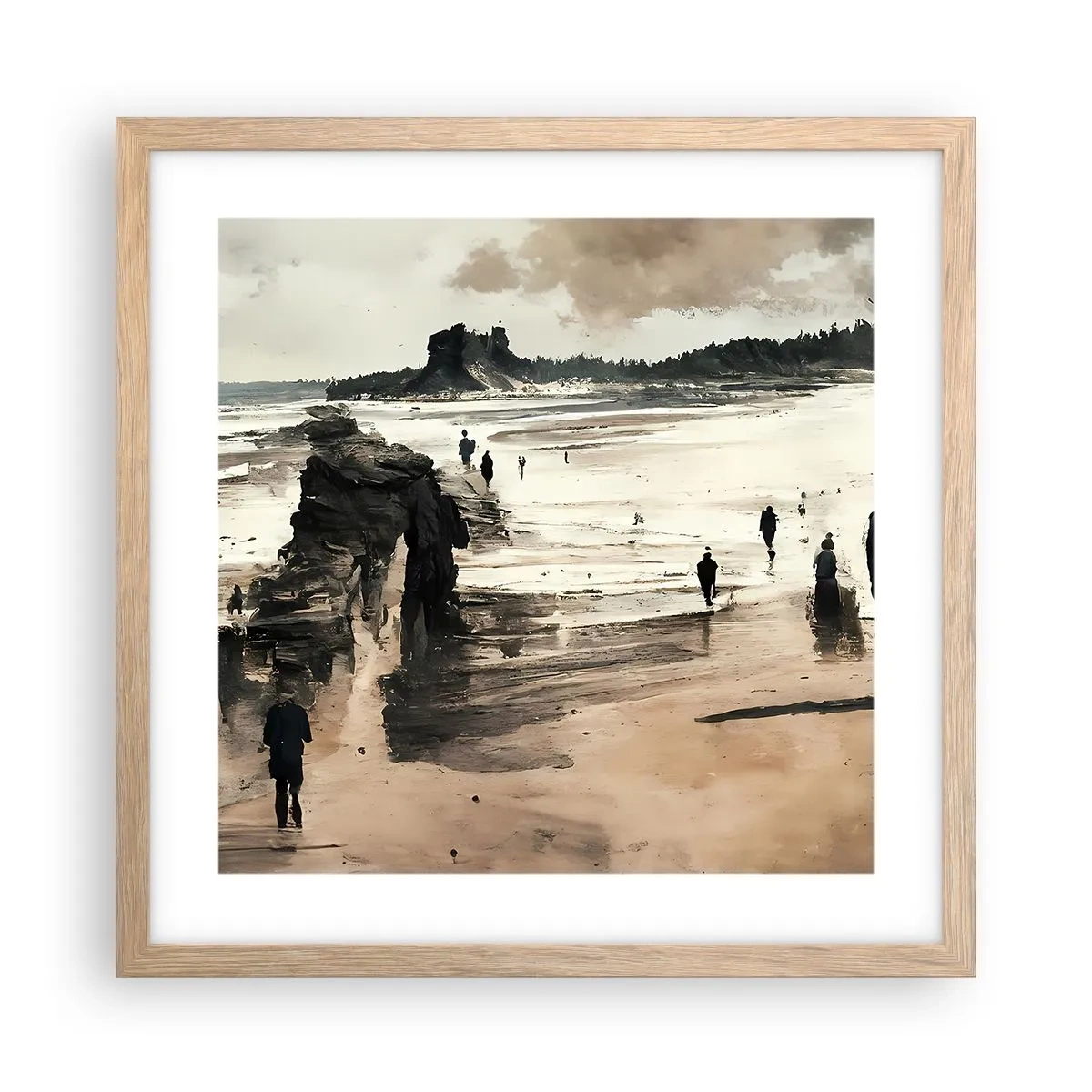 Plakat w ramie jasny dąb - Przywołani - 40x40 cm